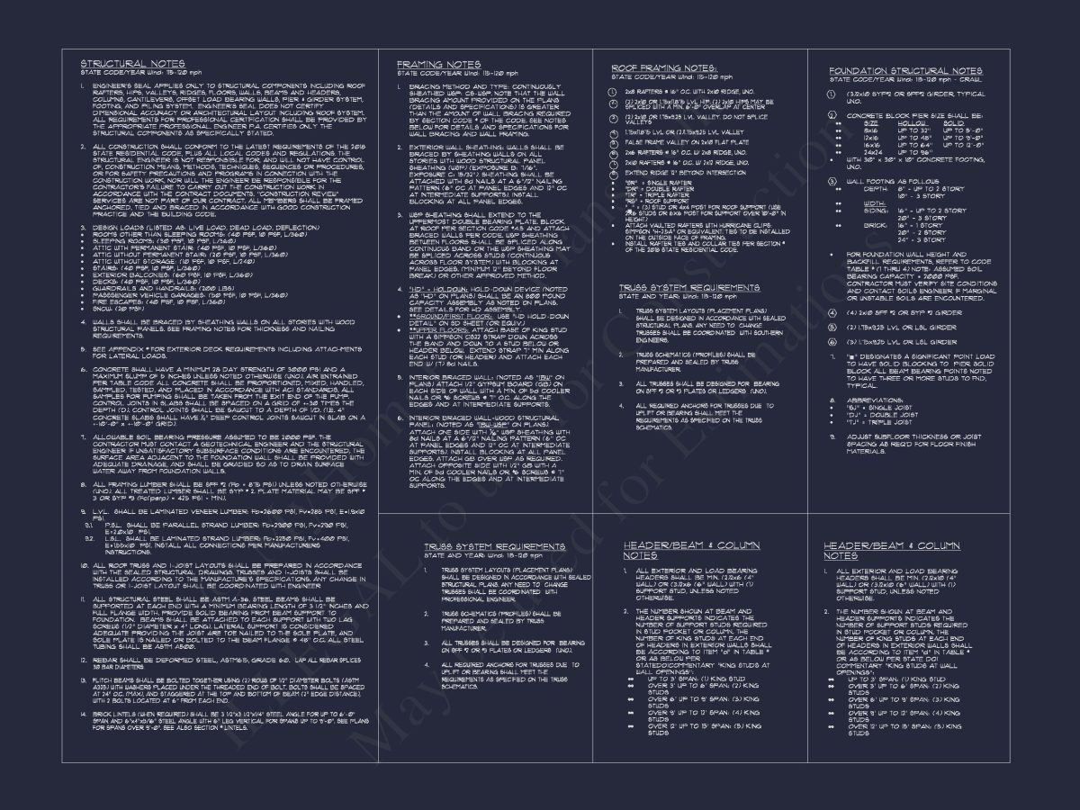CAD Floor Plan Designs