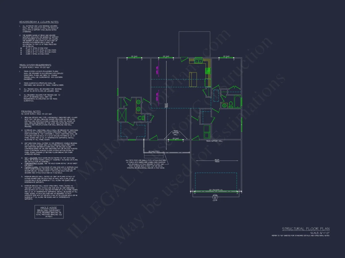 Explore house Floor Plan Blueprint: Traditional CAD Designs