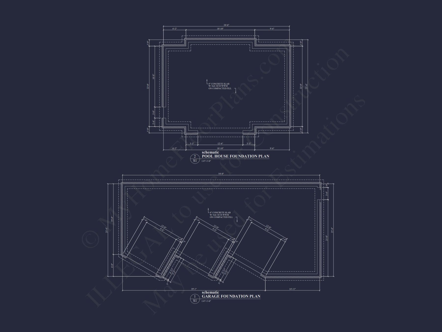 Garage with Living Space – house Plan Blueprint for Designers