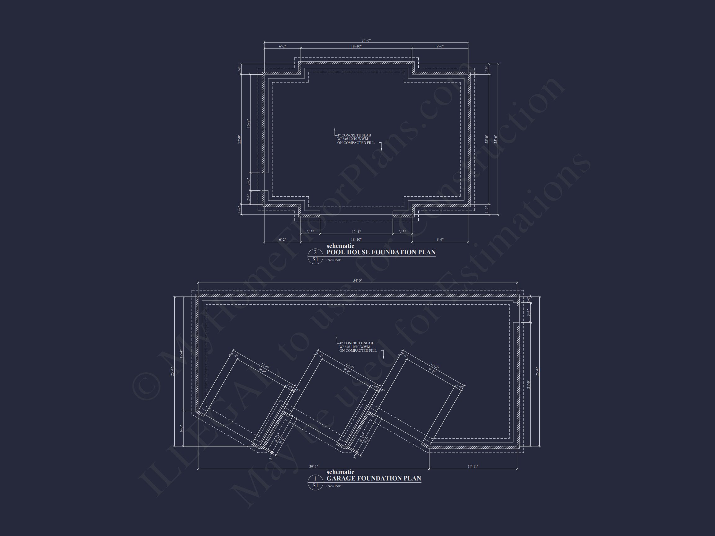 Garage with Living Space – house Plan Blueprint for Designers