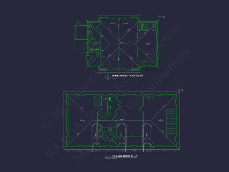 Garage with Living Space – house Plan Blueprint for Designers