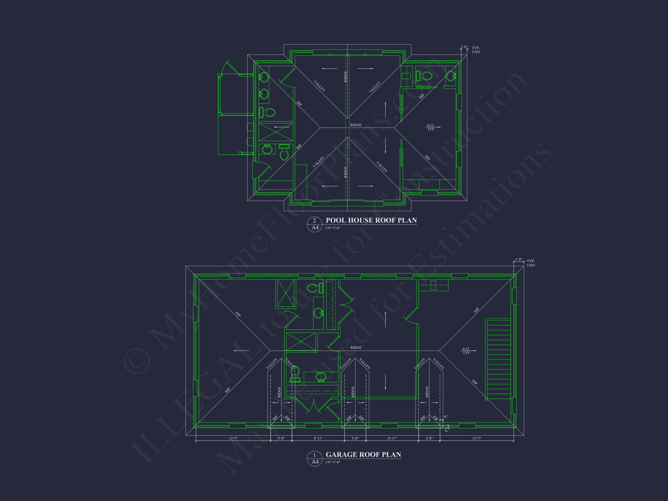 Garage with Living Space – house Plan Blueprint for Designers