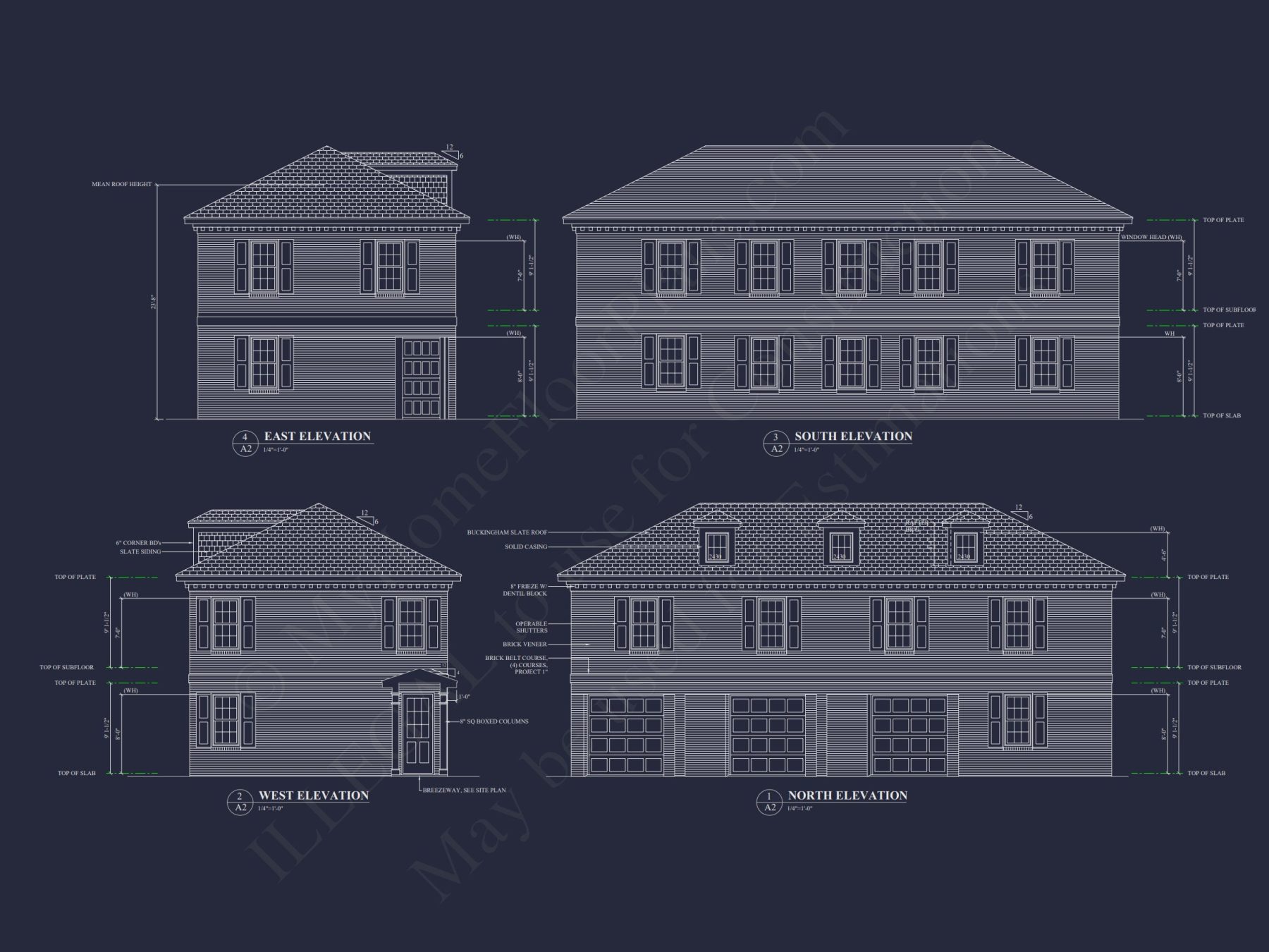Garage with Living Space – house Plan Blueprint for Designers
