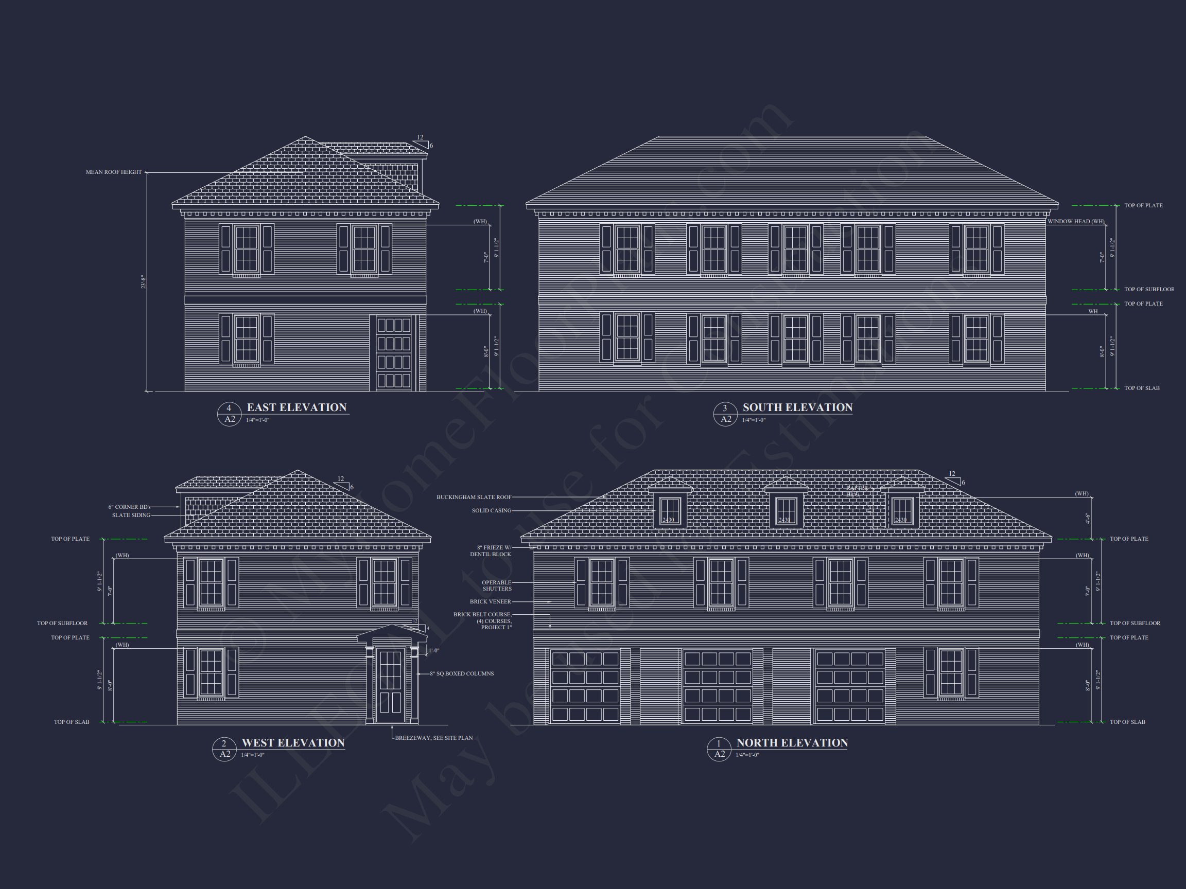 Garage with Living Space – house Plan Blueprint for Designers