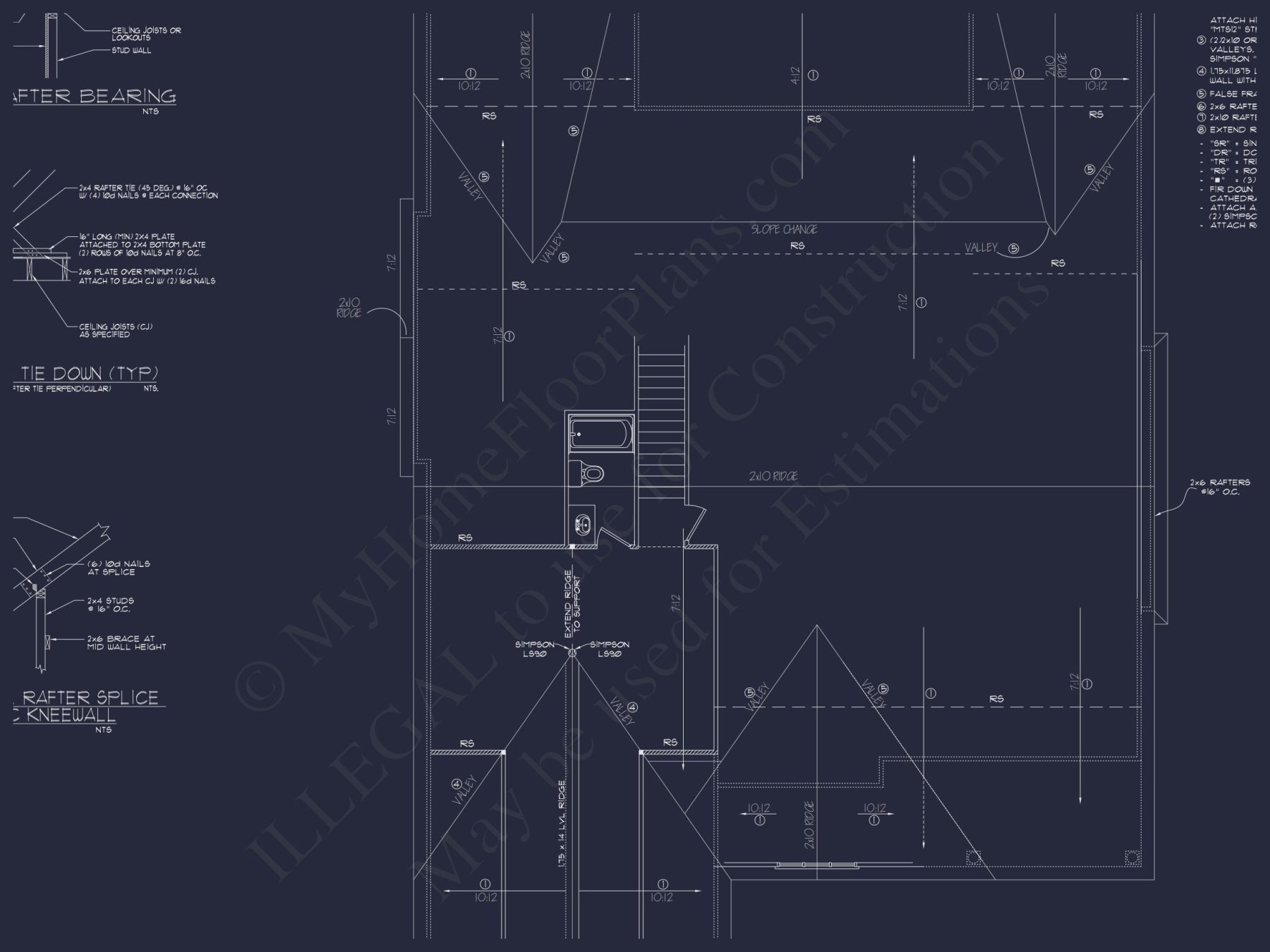 house Blueprint Plan with CAD Architecture Designs