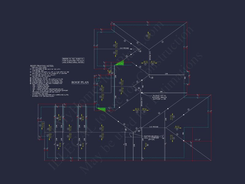 house Floor Plan Blueprint Designs: Classic 4-Bedroom Layout
