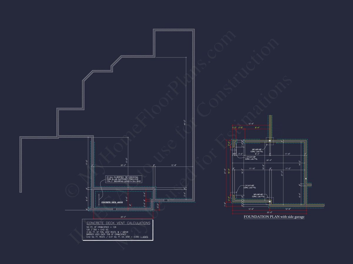 house Plan Blueprints with CAD Architecture Designs