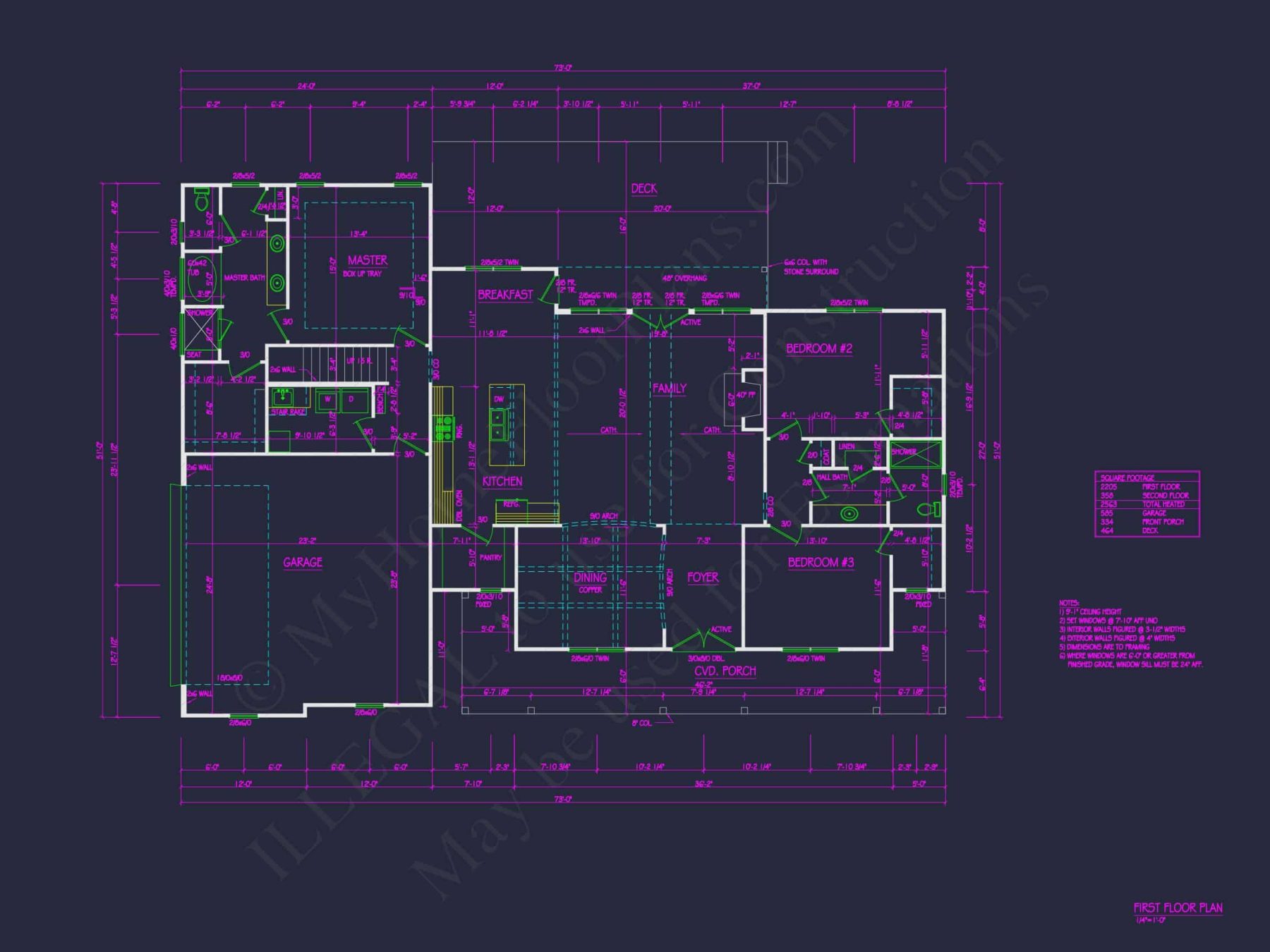 2, 563 SF
