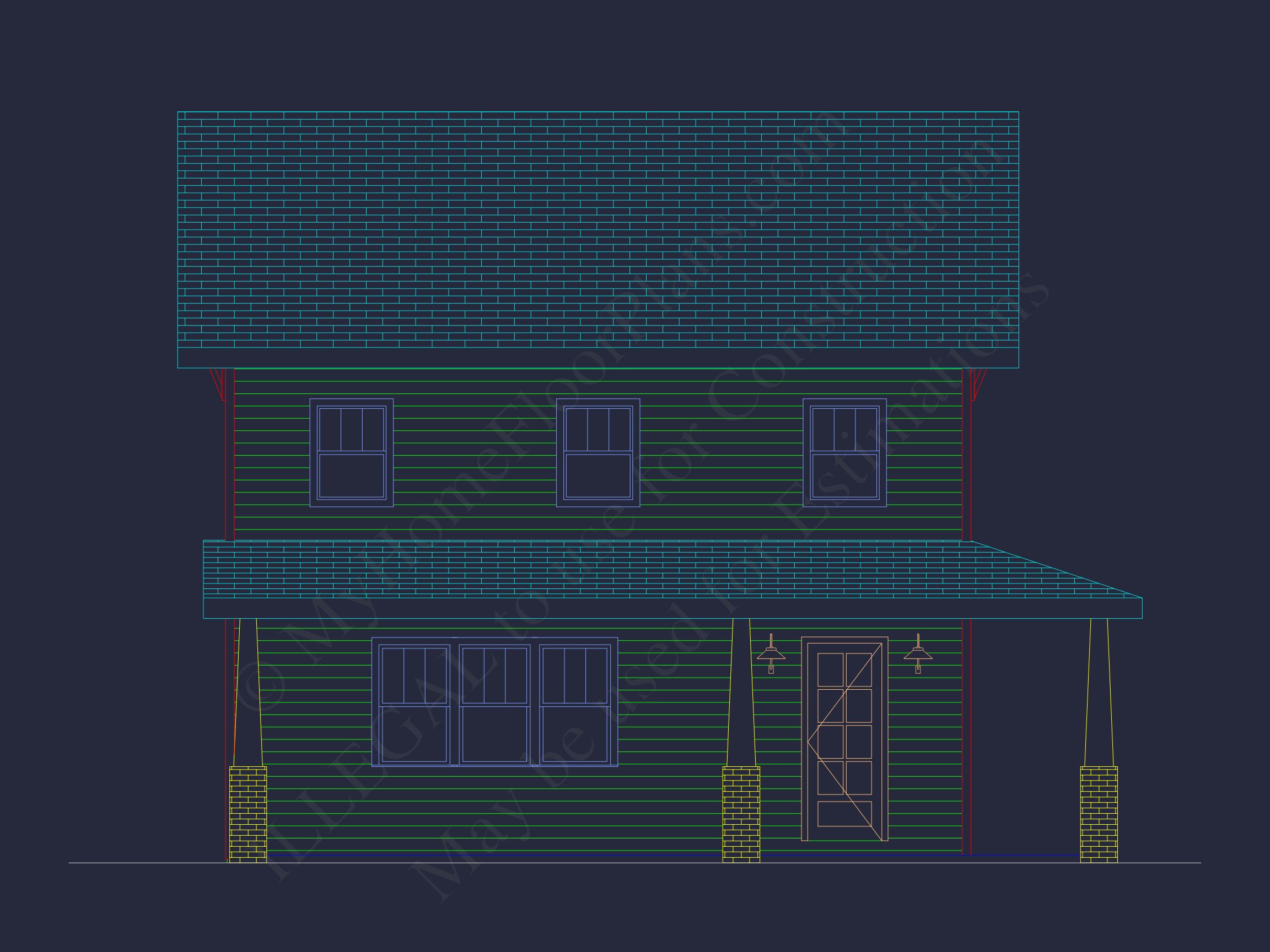 house Design Blueprint with CAD