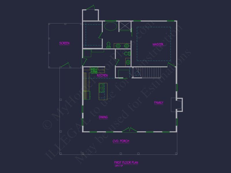 Ideal house plan designs with CAD architecture and blueprints.