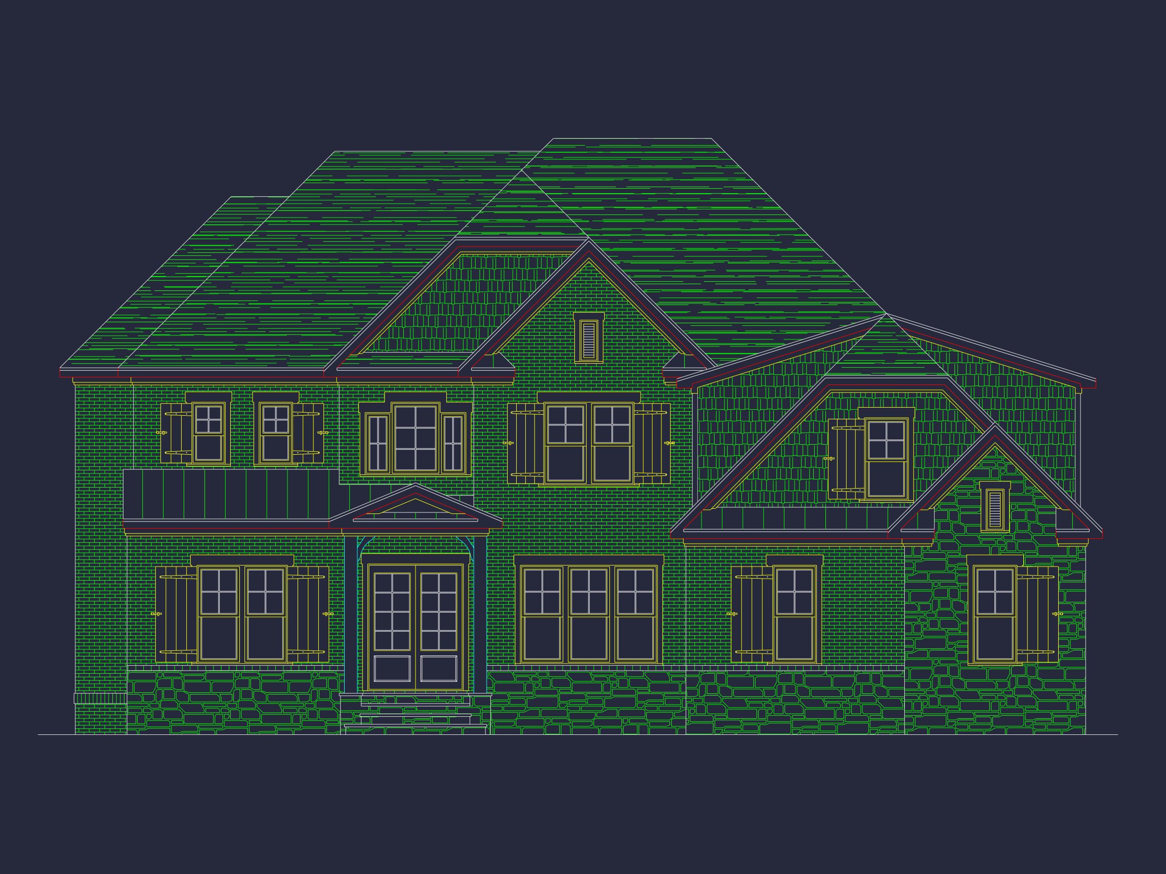 Luxury house Plan with CAD Floor Plans & Architectural Designs