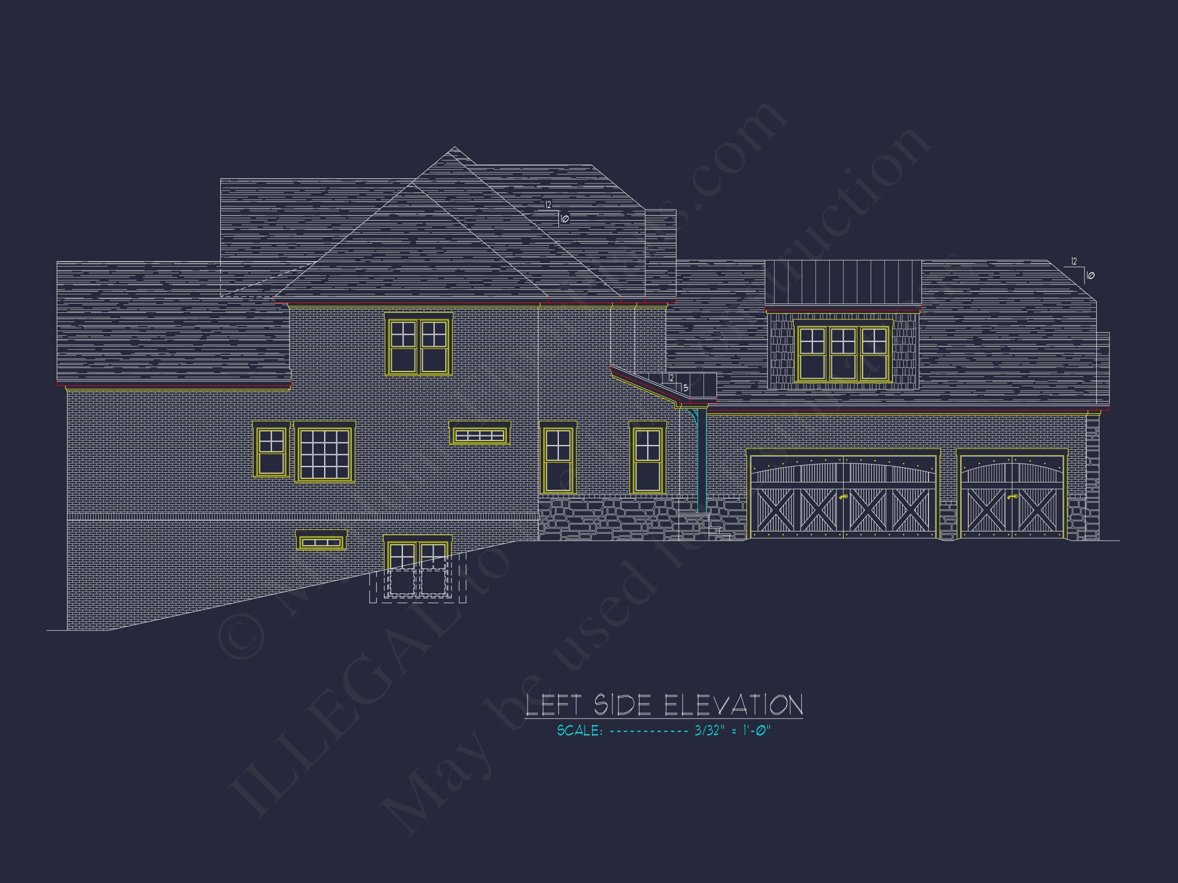 Luxury house Plan with CAD Floor Plans & Architectural Designs