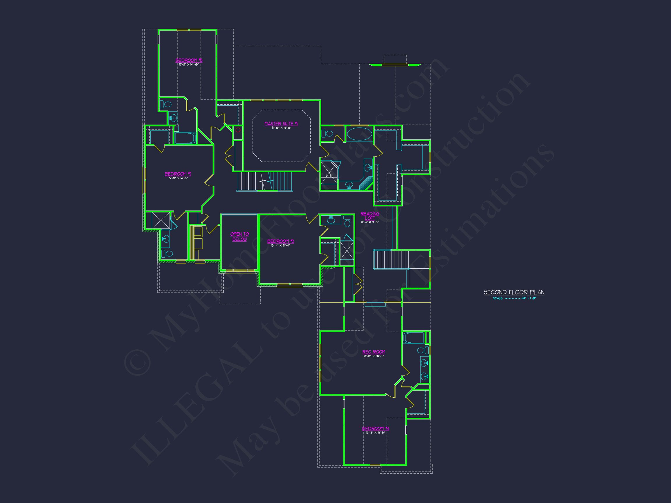 Luxury house Plan with CAD Floor Plans & Architectural Designs