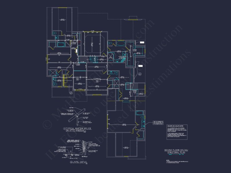 Luxury house Plan with CAD Floor Plans & Architectural Designs