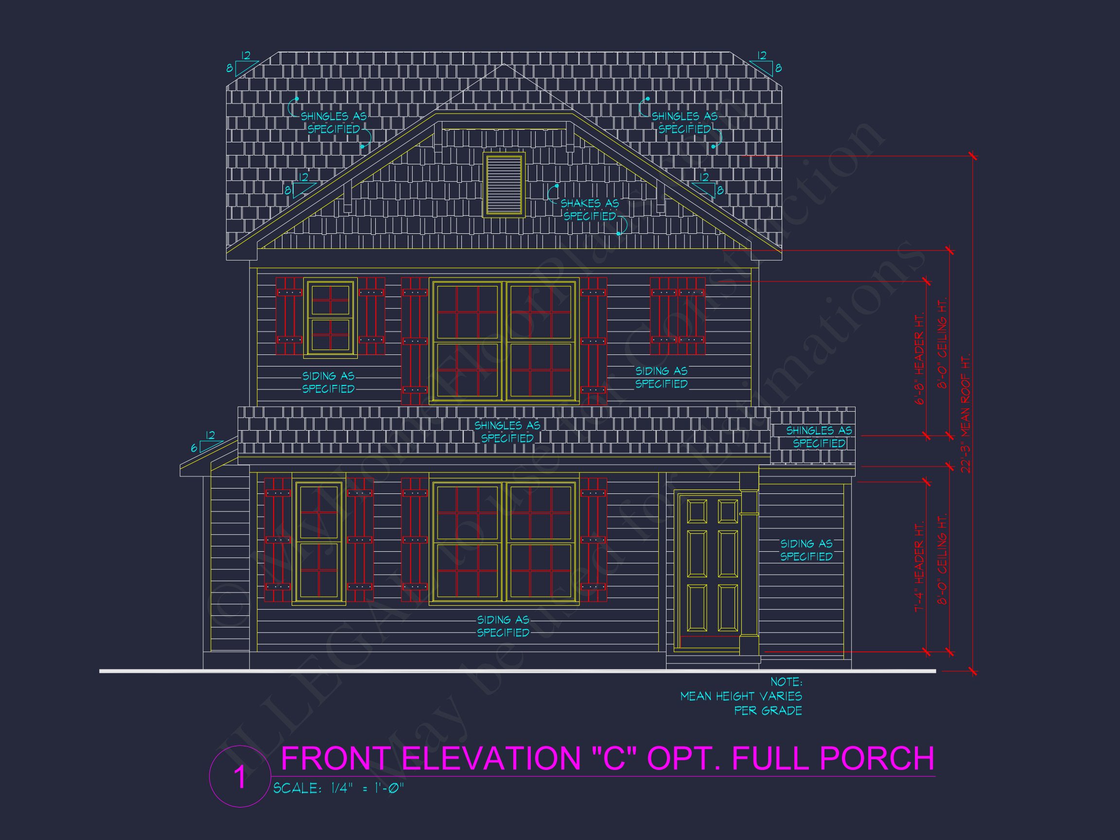 Modern 2-Story house Plan with CAD Architecture and Floor Designs