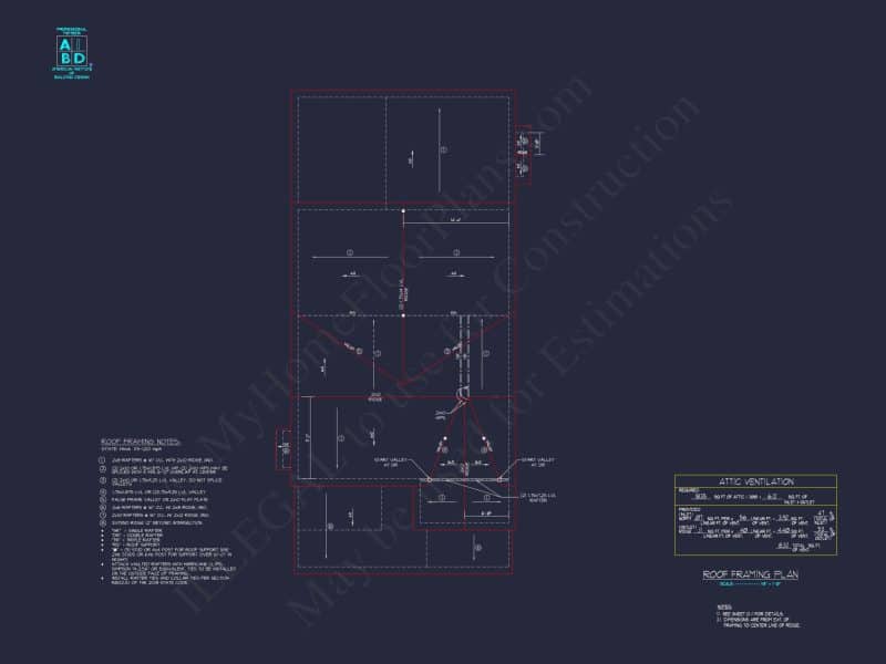 Modern 2-Story house Plan with CAD Designs and Blueprint