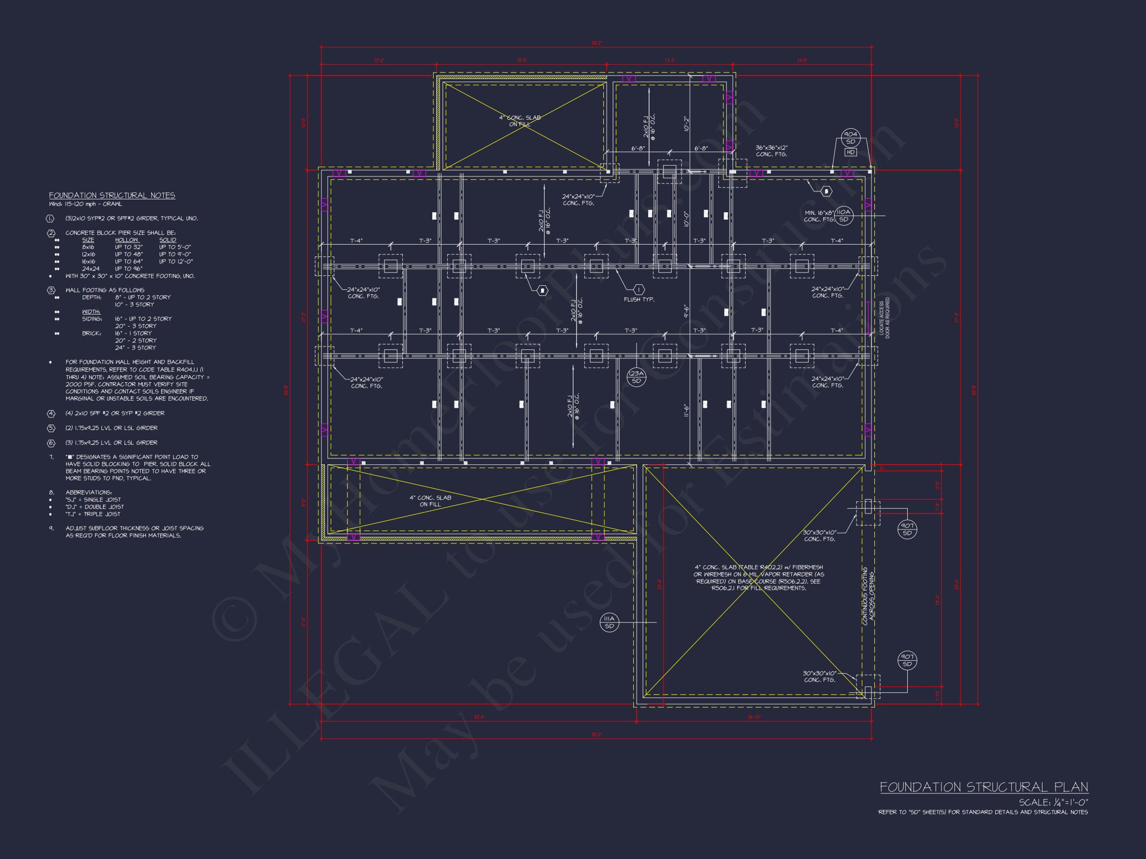 Modern 3-Bedroom house Plan with Spacious Layout and CAD Designs