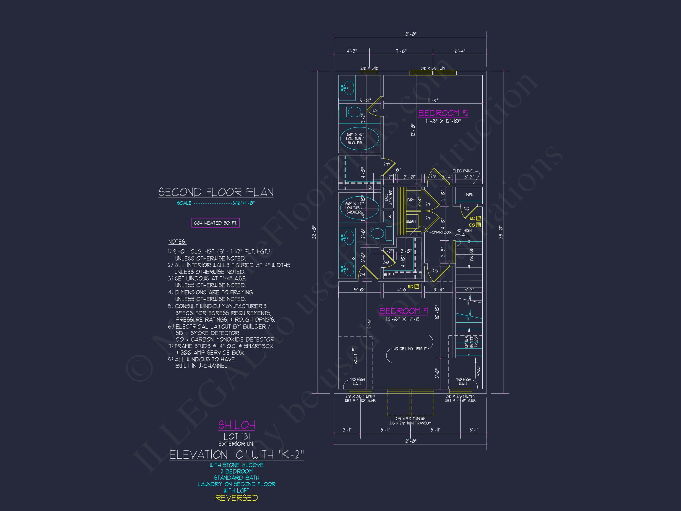 Modern 3-Story Craftsman Townhome Plan with CAD Designs