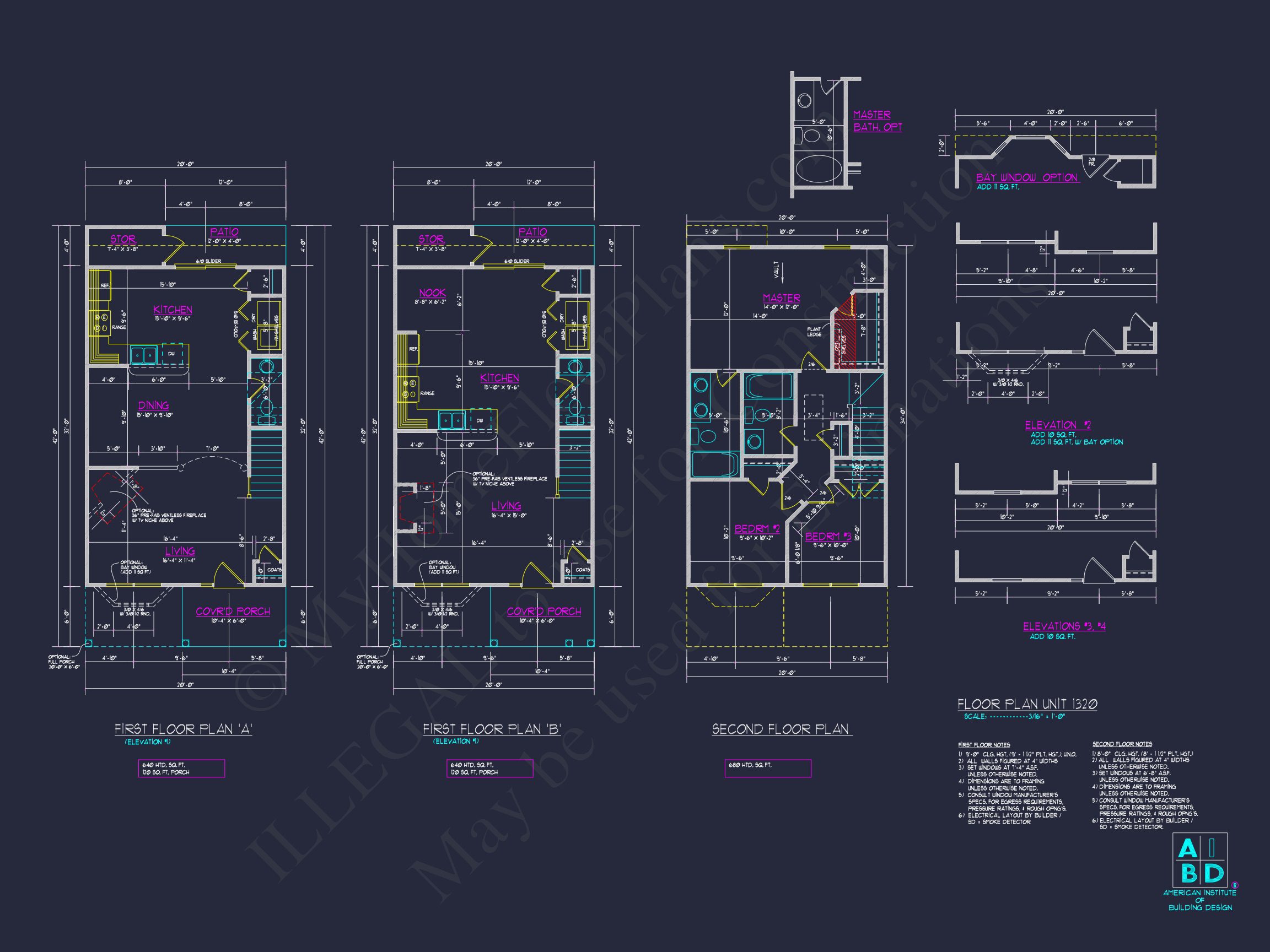Modern 6-Unit Townhome Floor Plan with CAD Architecture Designs