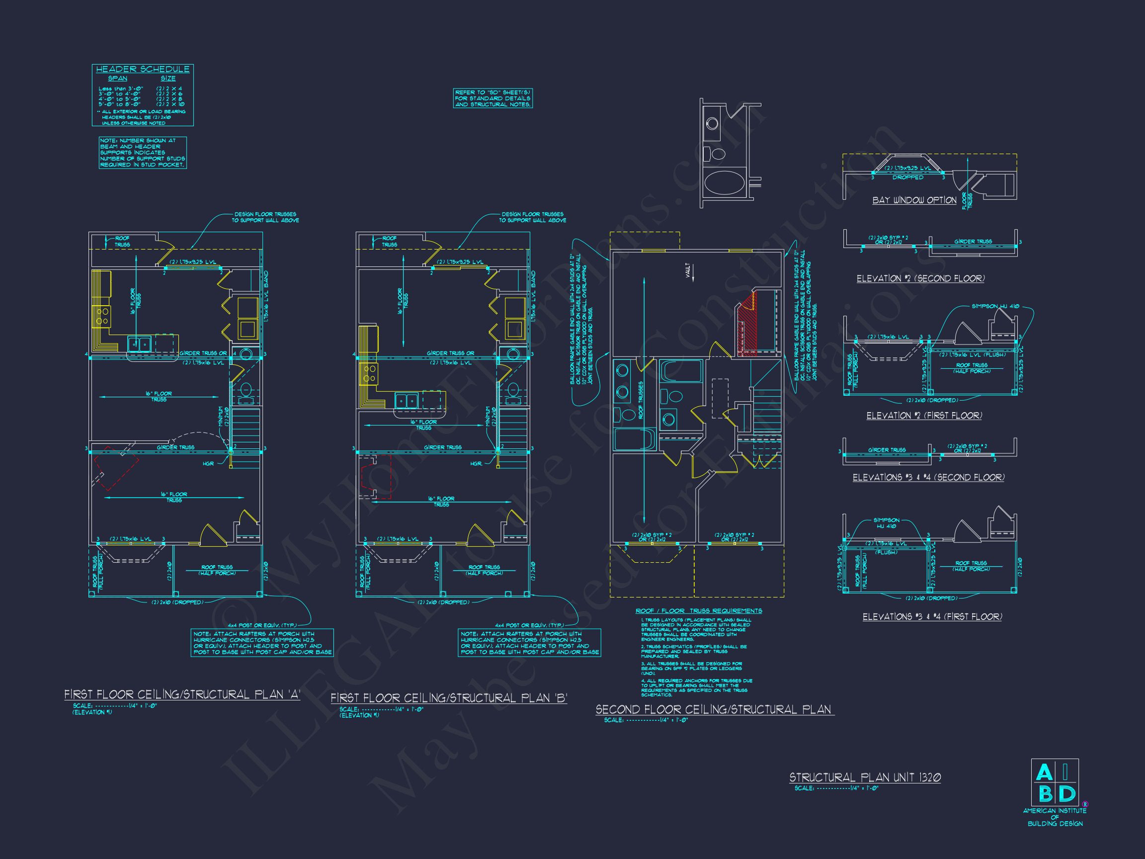 Modern 6-Unit Townhome Floor Plan with CAD Architecture Designs