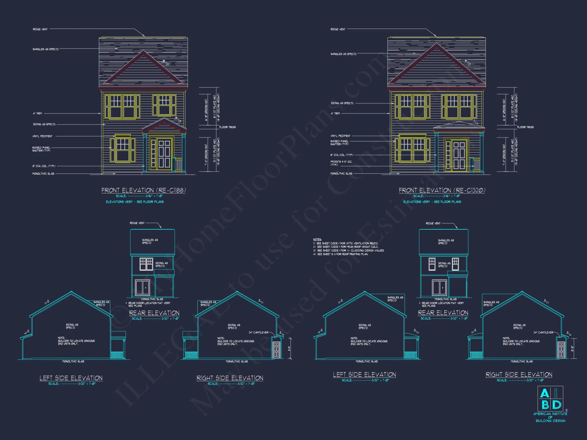 Modern 6-Unit Townhome Floor Plan with CAD Architecture Designs