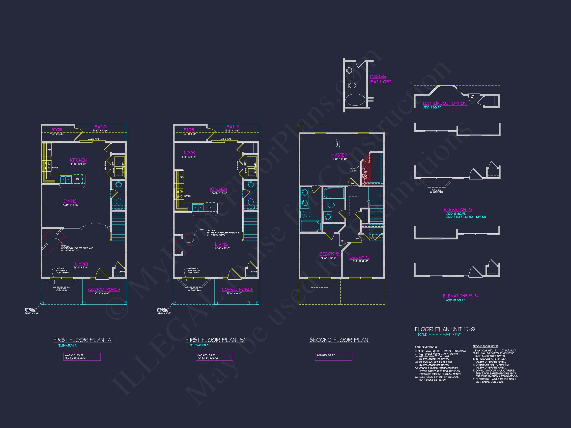 Modern 6-Unit Townhome Floor Plan with CAD Architecture Designs