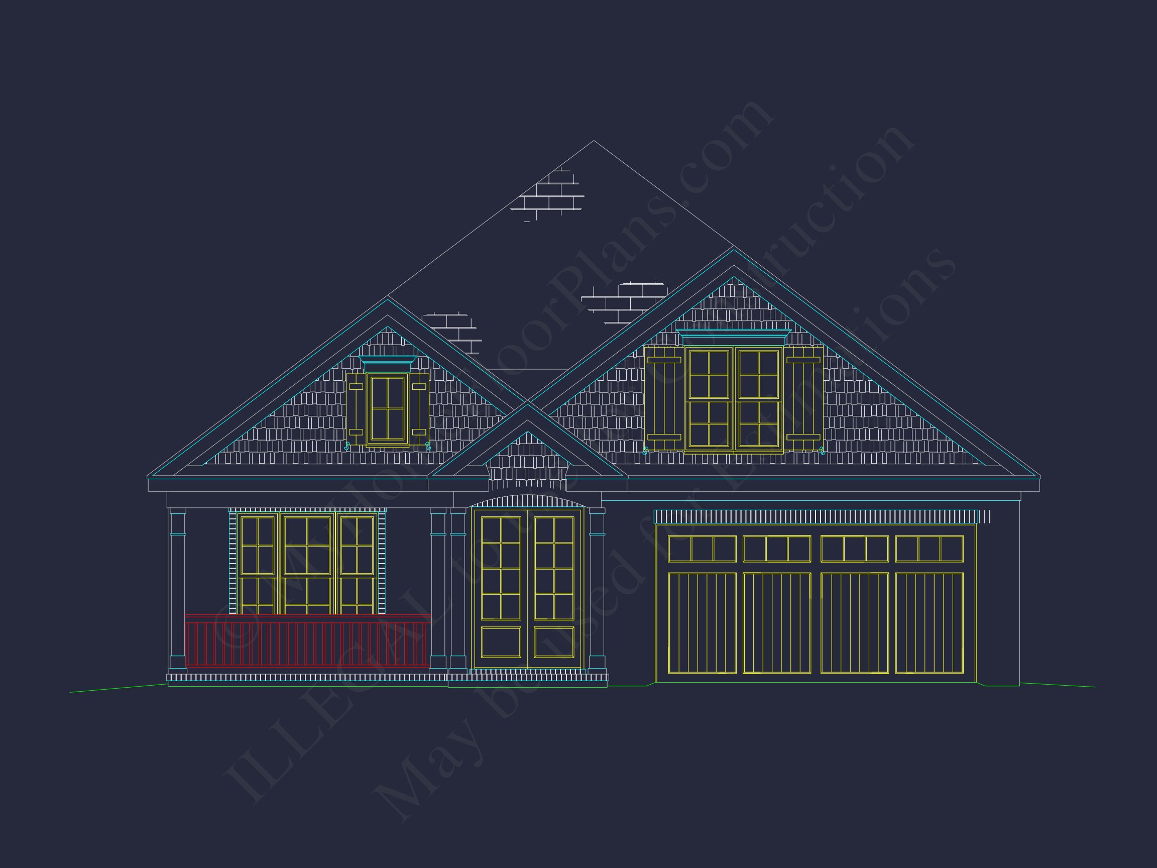 Modern Architectural 4-Bed house Plan with CAD and Designs