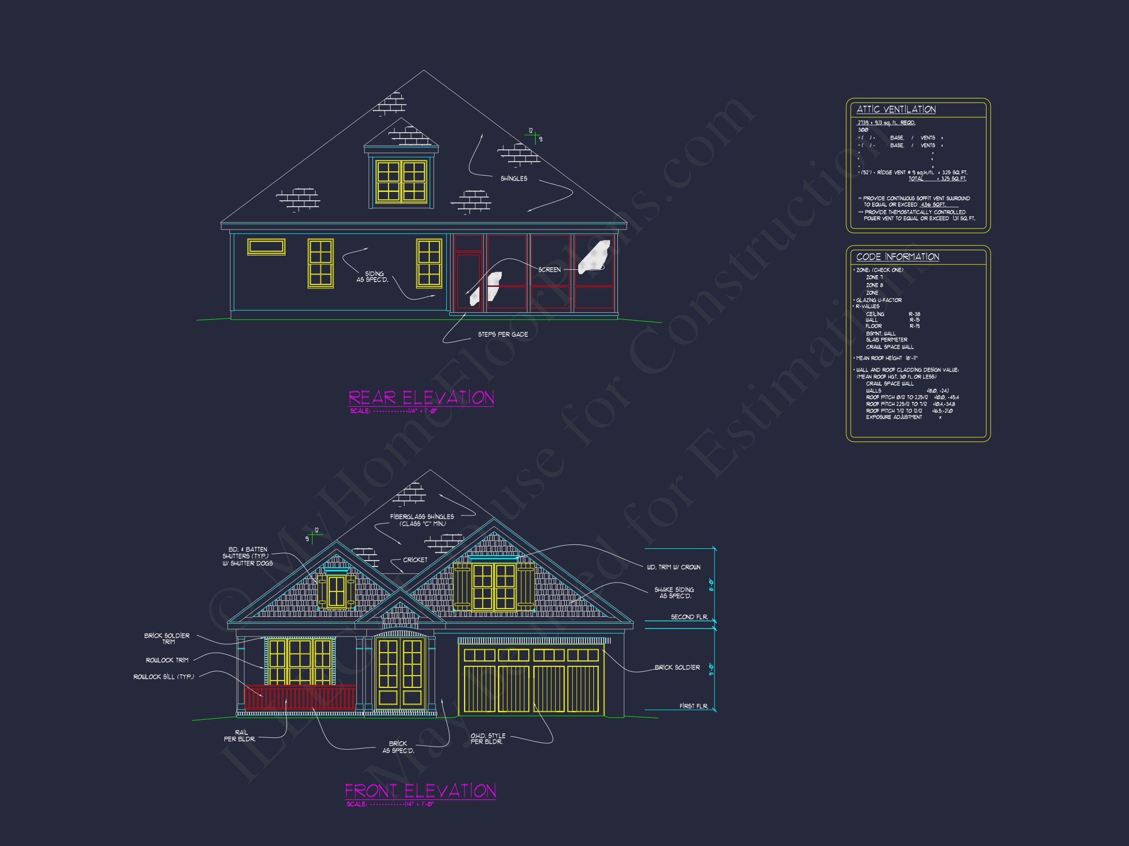 Modern Architectural 4-Bed house Plan with CAD and Designs