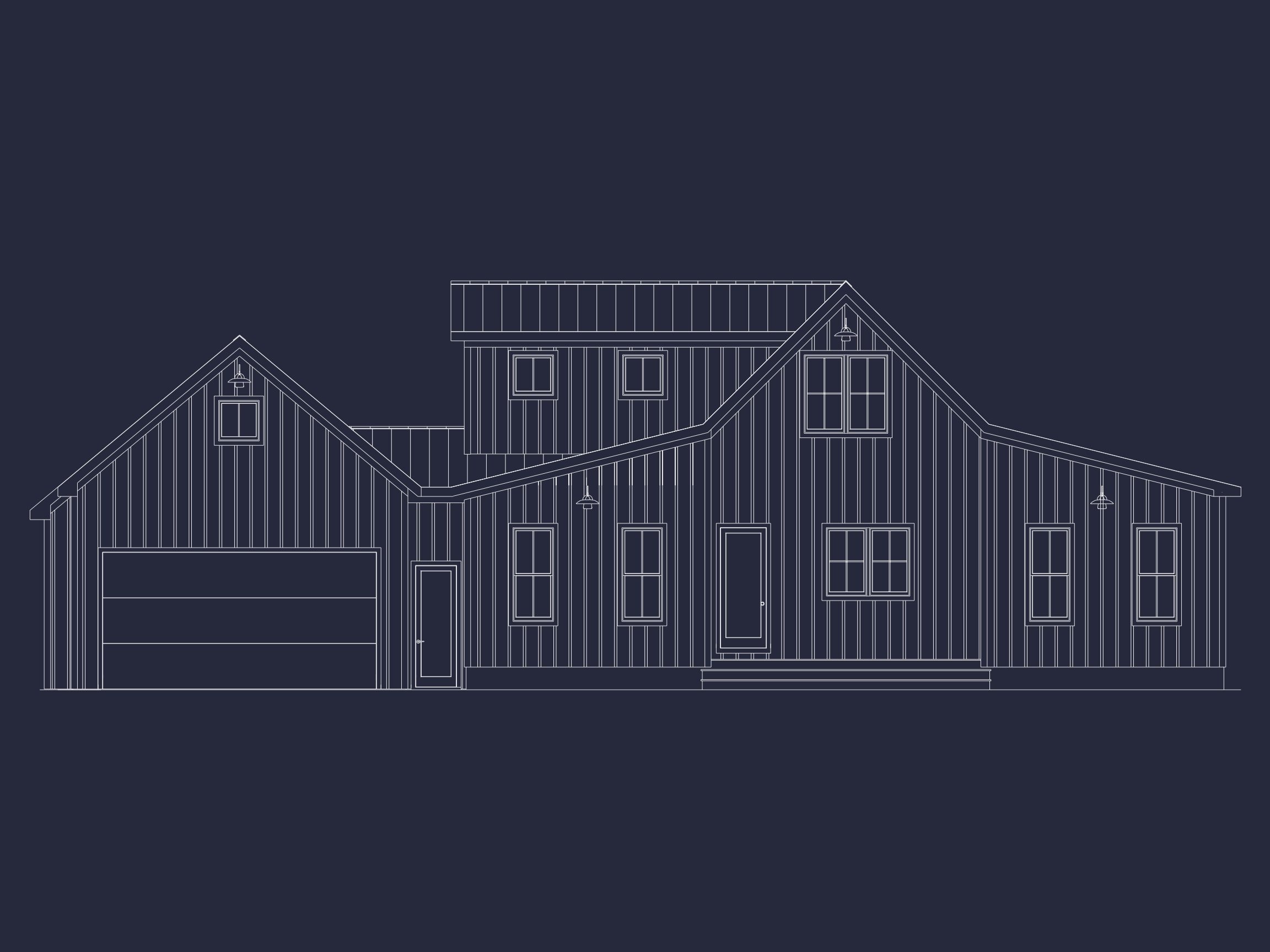 Modern Barn Style house Plan with 3 Bedrooms,2.5 Bath,CAD Designs