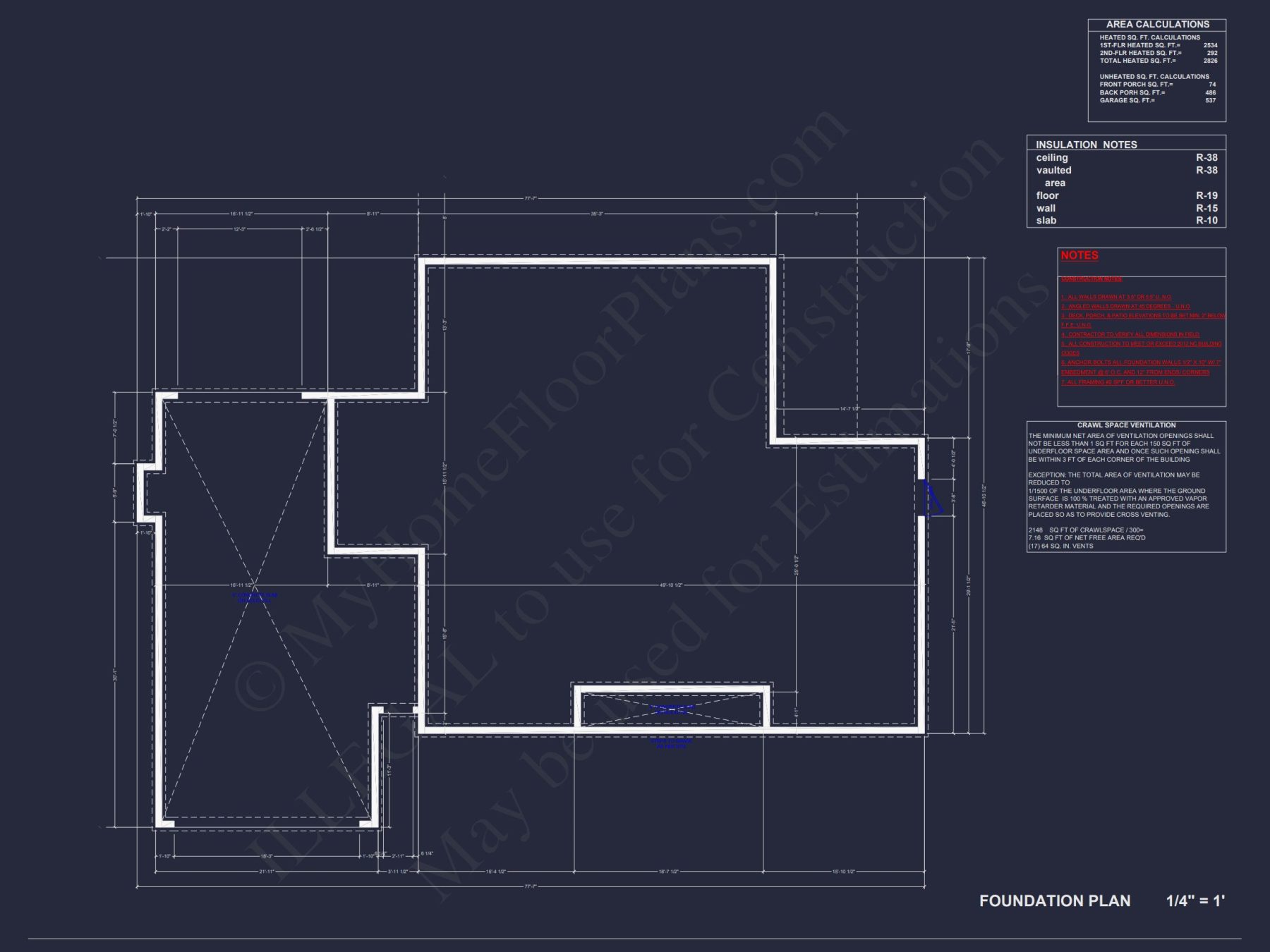 Modern Barn Style house Plan with 3 Bedrooms, 2.5 Bath, CAD Designs