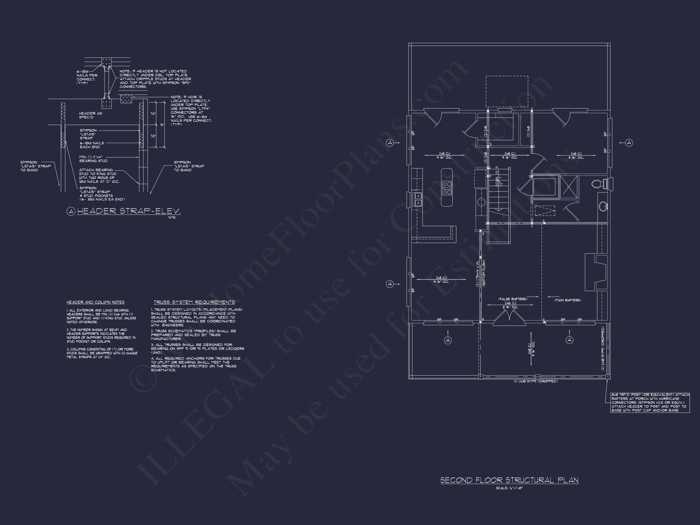 3-Story Floor Plan Blueprint