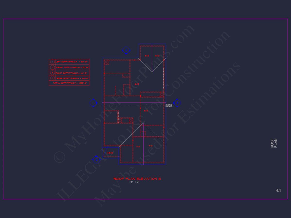 Modern CAD house Plan: 2-Story Floor Plan with Brick Design