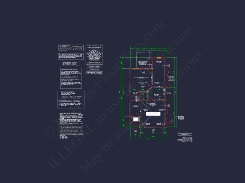 Modern CAD house Plan: 2-Story Floor Plan with Brick Design