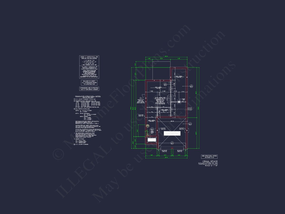 Modern CAD house Plan: 2-Story Floor Plan with Brick Design