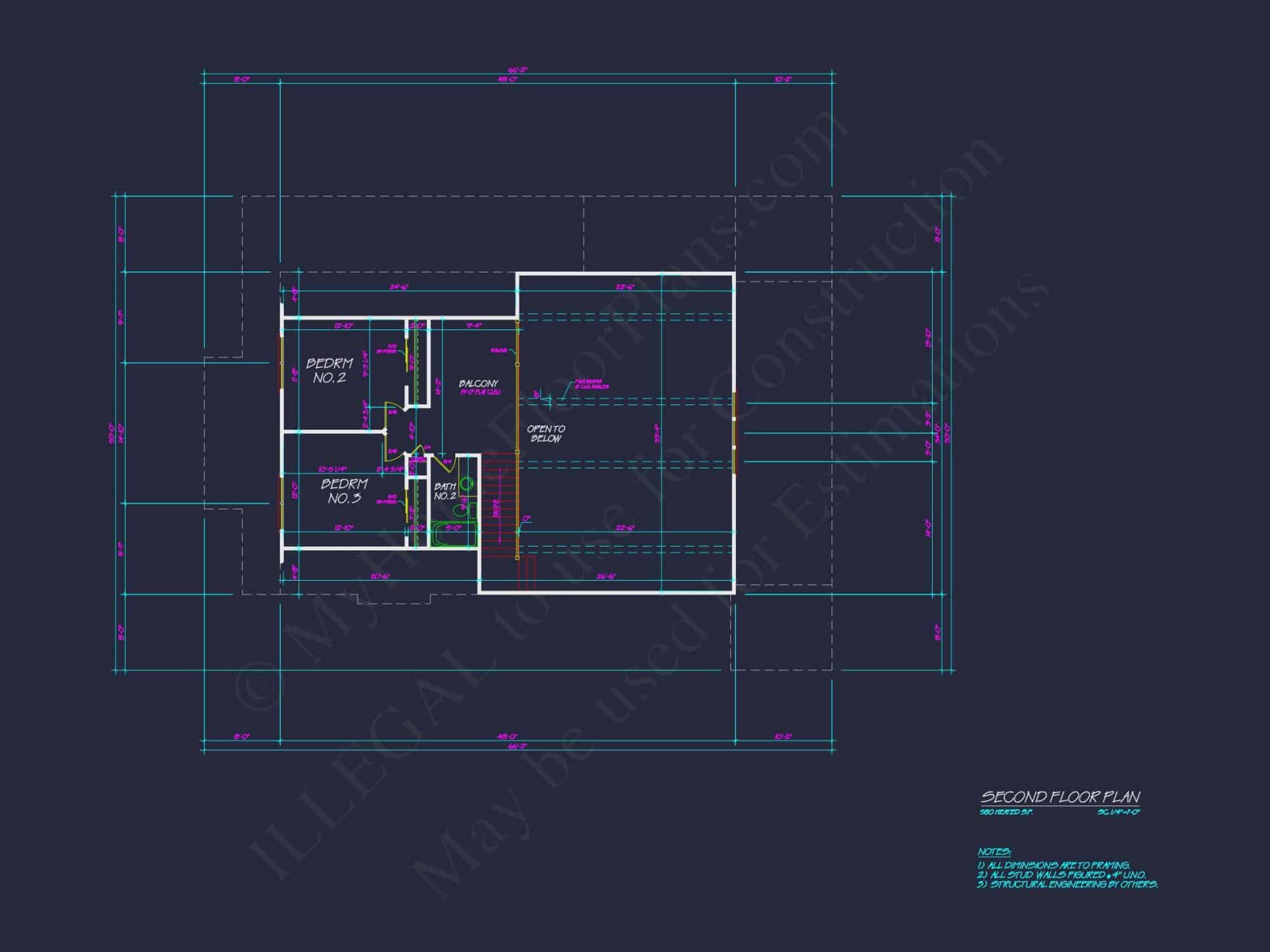 Modern Coastal house Plan with Detailed Blueprint & CAD Designs