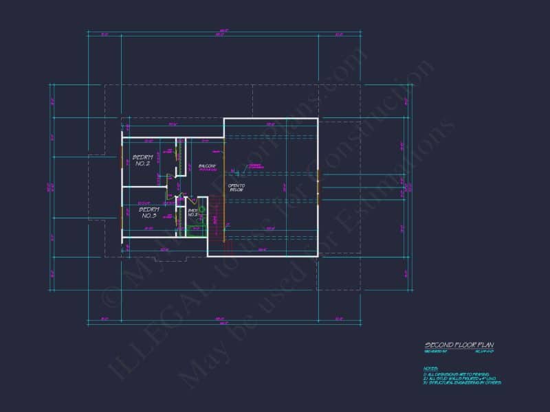 Modern Coastal house Plan with Detailed Blueprint & CAD Designs