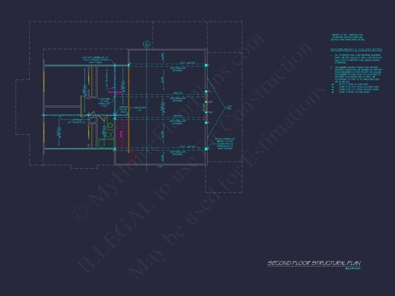 Modern Coastal house Plan with Detailed Blueprint & CAD Designs