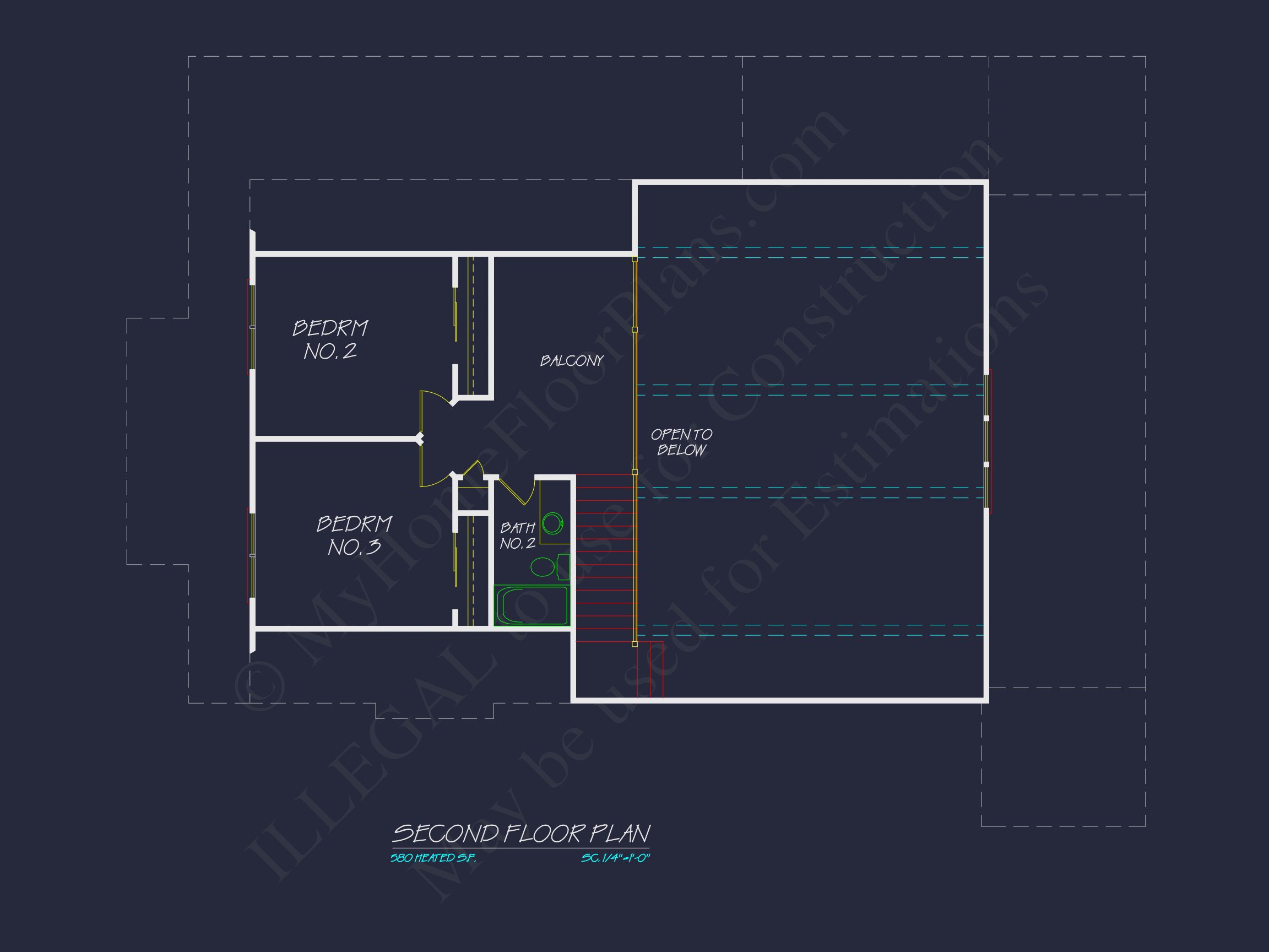 Modern Coastal house Plan with Detailed Blueprint & CAD Designs