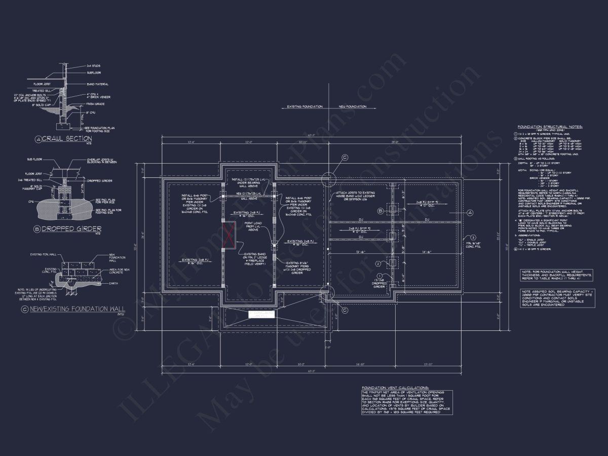 Modern Colonial Revival house Plan with Detailed Floor Designs