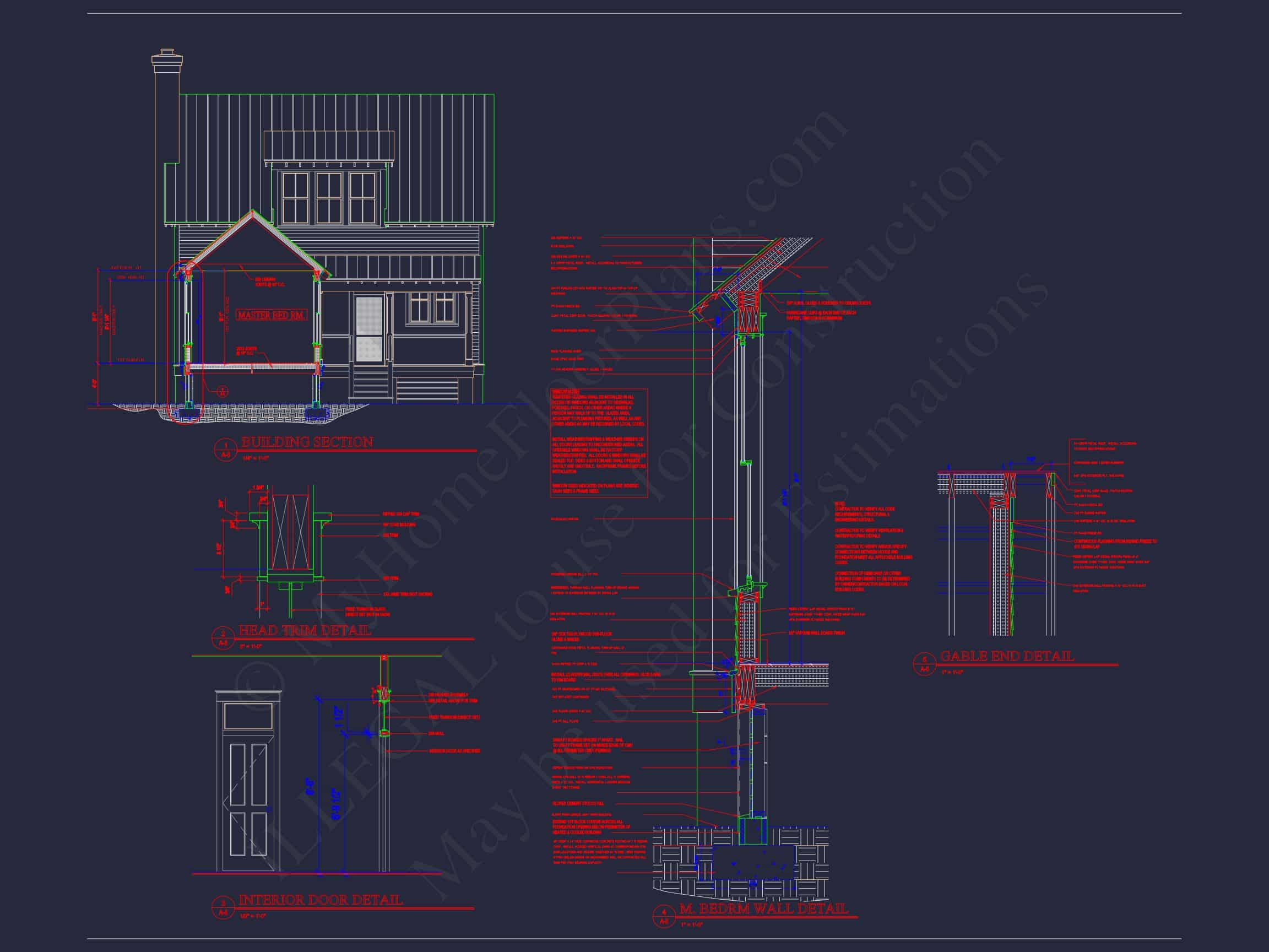 Modern Craftsman house Plan: 1.5 Story Floor Plan Designs