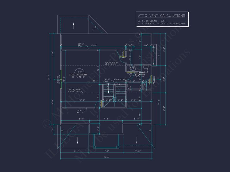 Modern Craftsman house Plan: 2-Story Floor Plan & CAD Designs