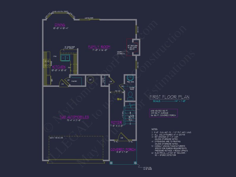 Modern Craftsman house Plan: CAD Floor Designs & Blueprint