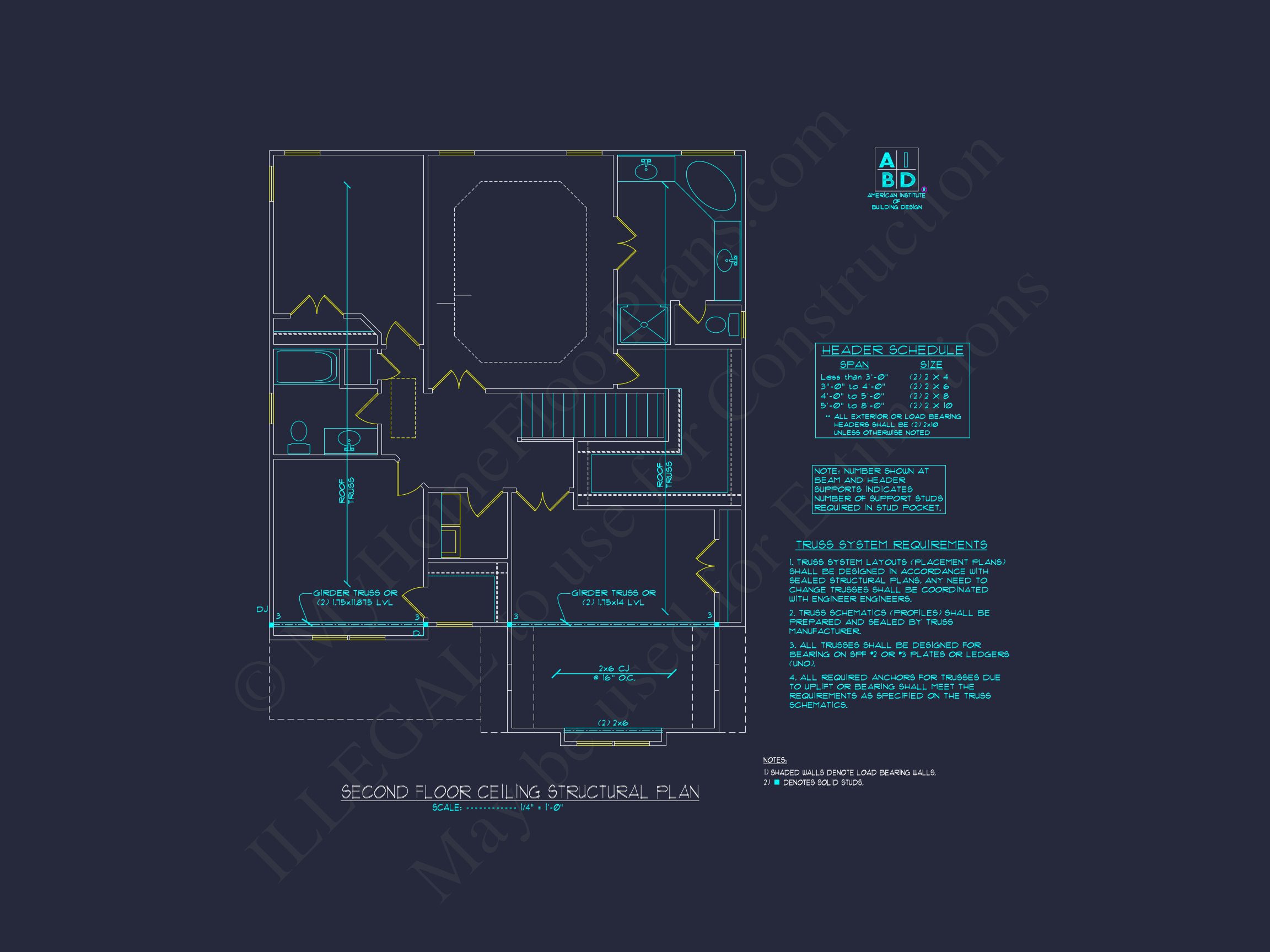 Modern Craftsman house Plan with 2 Floors and CAD Designs
