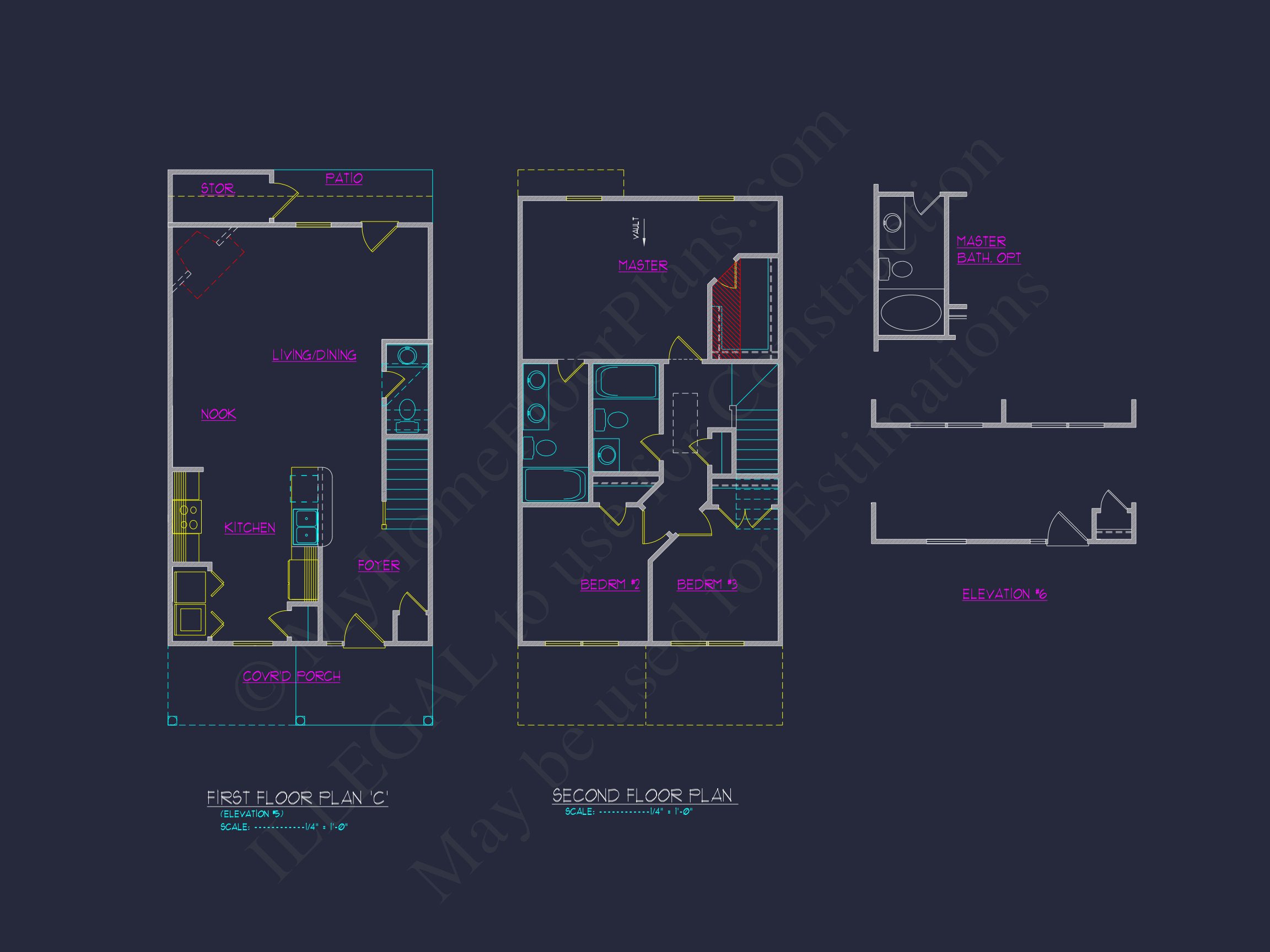 Modern Craftsman house Plan with 2-Story Design and Open Floor Plan