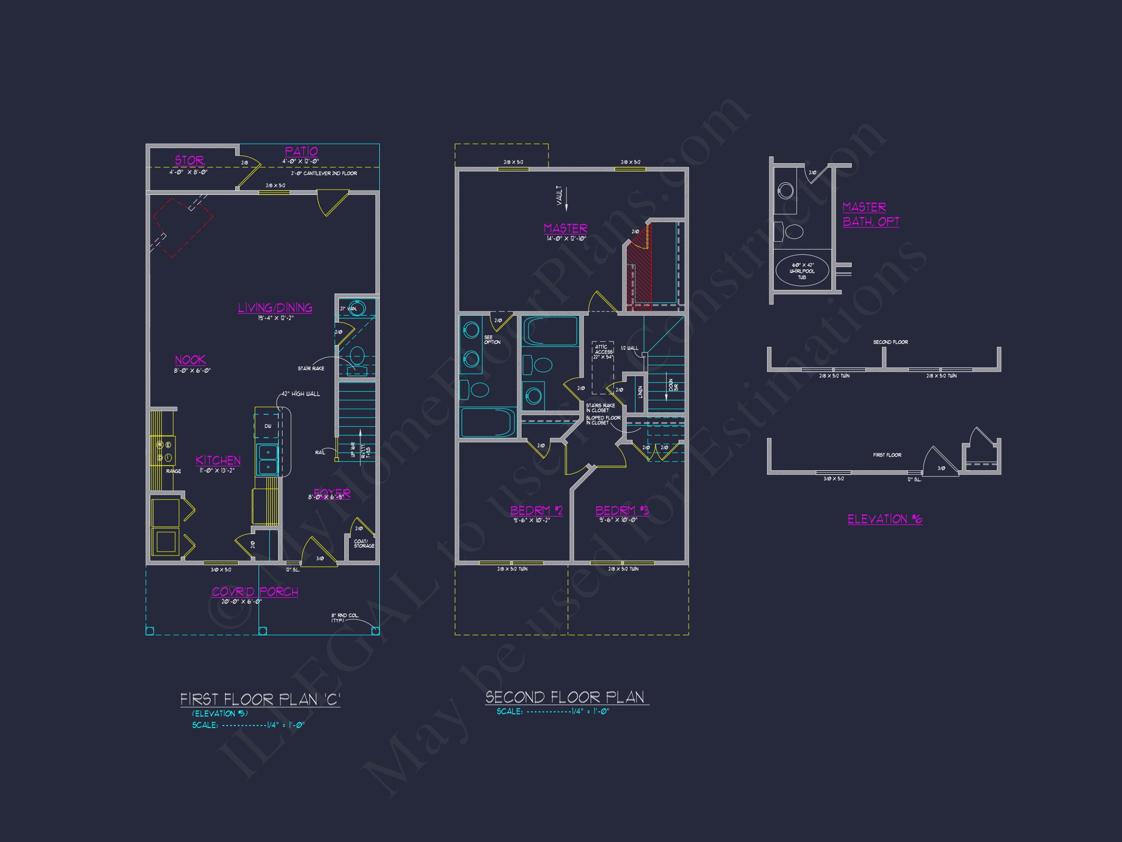 Modern Craftsman house Plan with 2-Story Design and Open Floor Plan