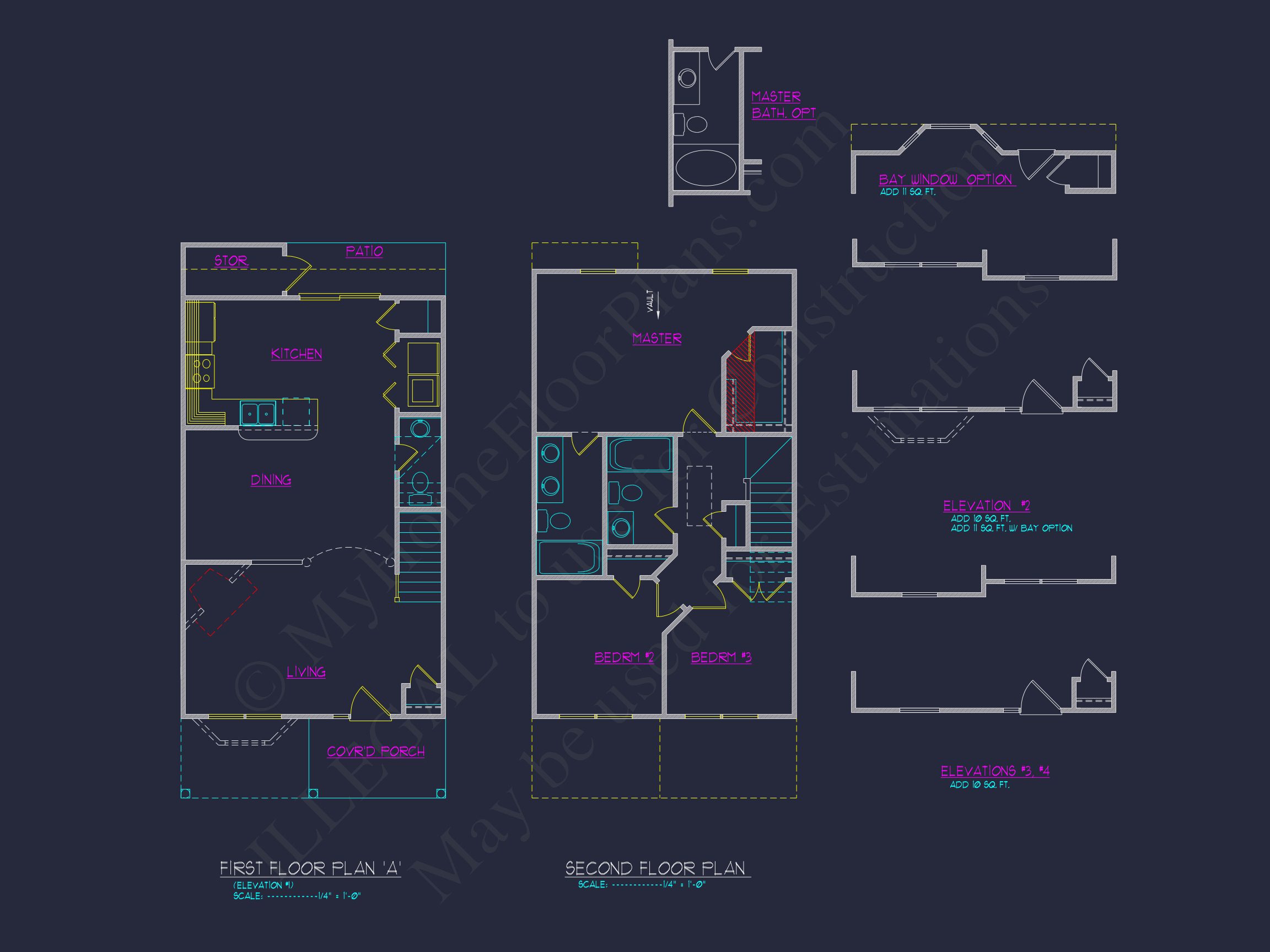 Modern Craftsman house Plan with 2-Story Design and Open Floor Plan