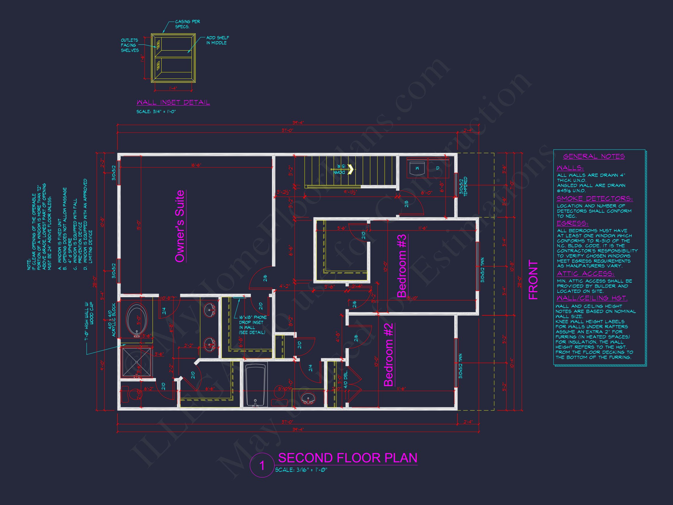 Modern Craftsman house Plan with 3 Bedrooms and 2 Baths