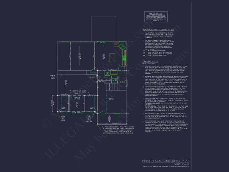 Modern Craftsman house Plan with CAD Architecture Designs