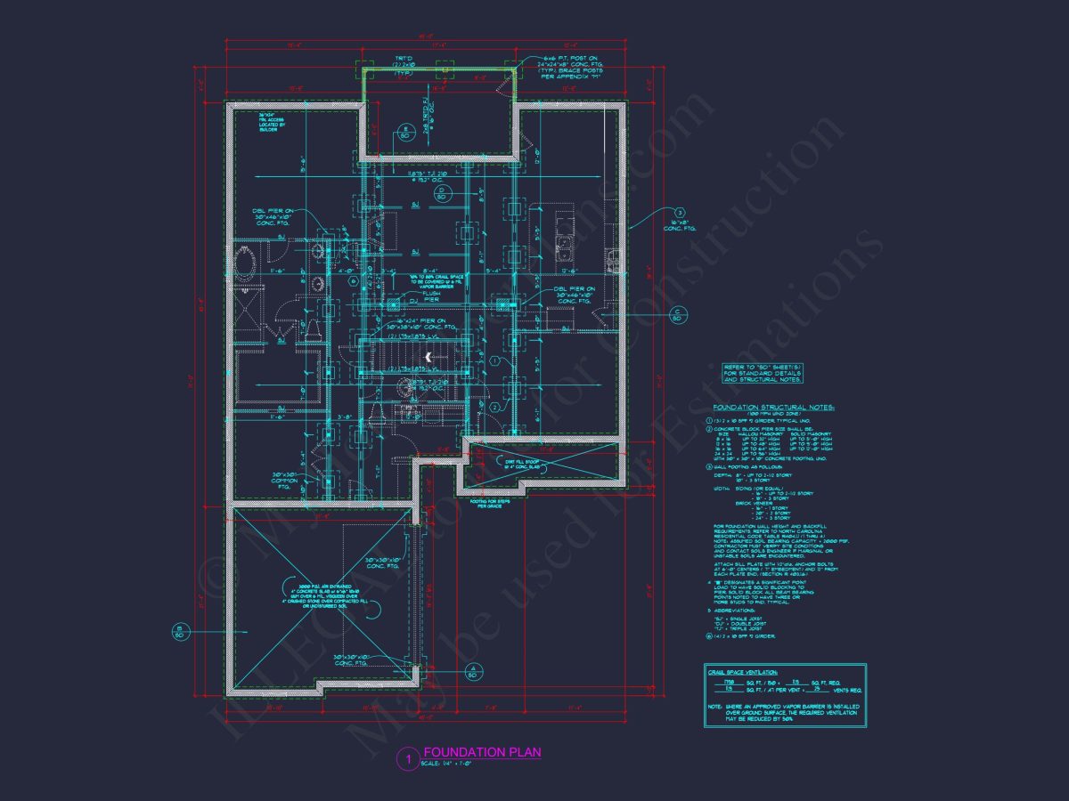 Modern Craftsman house Plan with CAD Designs and Floor Blueprint