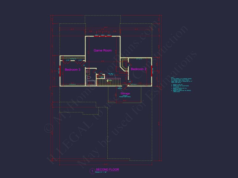 Modern Craftsman house Plan with CAD Designs and Floor Blueprint